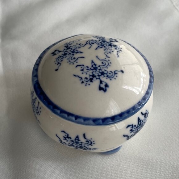 Miniature Bonbonniere / Ceramic Candy Box LBP Art Nouveau - France - Picture 3 of 7